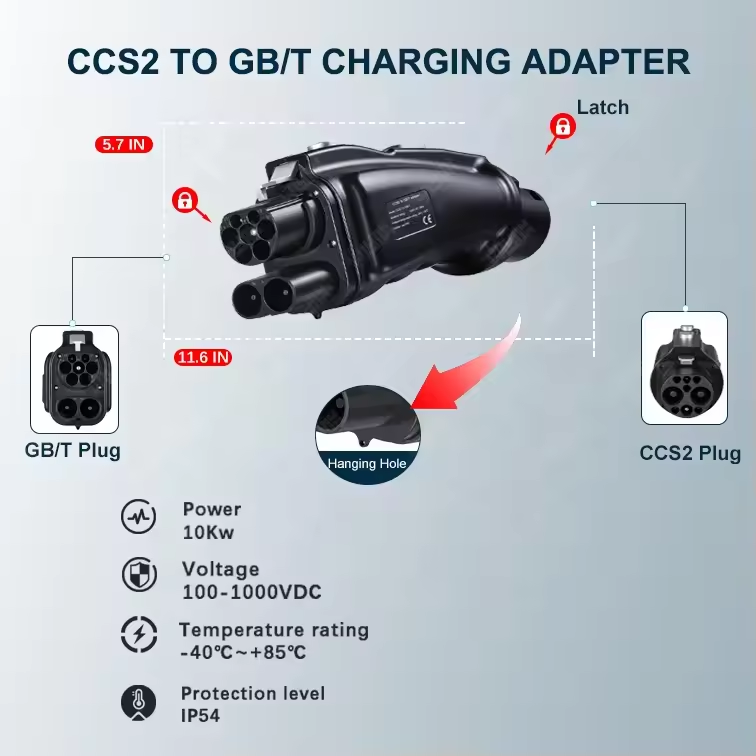 Gb/T To Ccs2 200A Fast Charging Adapter - DC CCS2 - GB/Tアダプターコンボ2 - GB/T