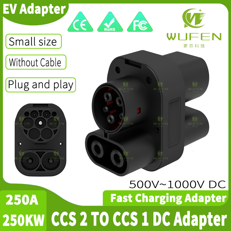 WUFEN Ccs1ステーション用の急速充電アダプター,25 - Ccs2 To Ccs1 Fast Charge Adapter 250Kw のレビューと価格