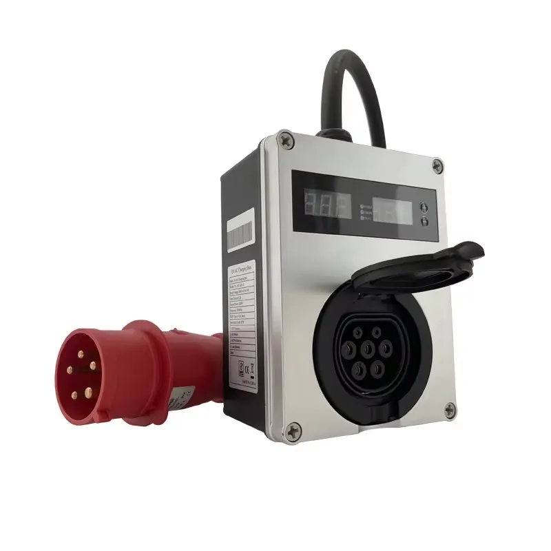 ミニ16A 32Aスマートアプリ対応電気自動車充電器ウォール - Portable Ev Charger 32A Type 2 Cee Plug のレビューと価格