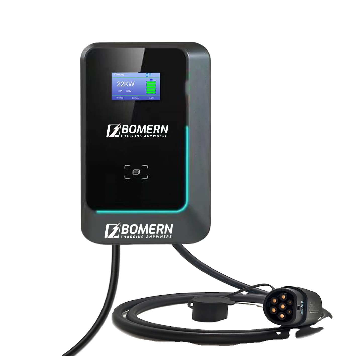 2025年ホットセール 7kw/11kw/22kw AC E - 22Kw Wallbox Type 2 Ocpp Rfid のレビューと価格